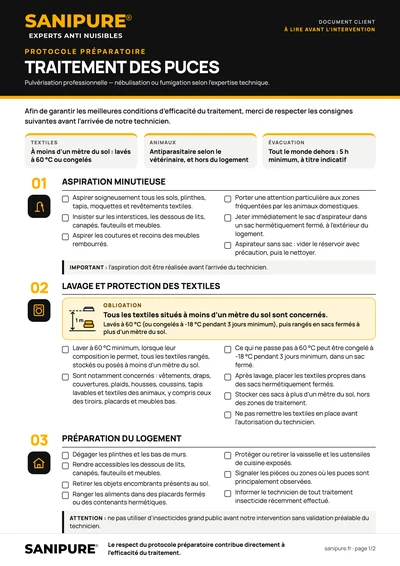 Aperçu du protocole préparatoire SANIPURE (PDF)