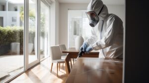 Intervention professionnelle contre les cafards